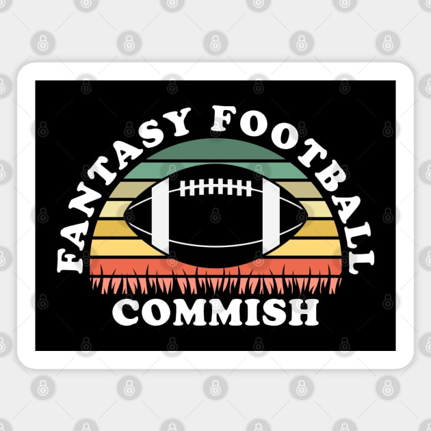 Fantasy Football Commish Sticker by teecloud